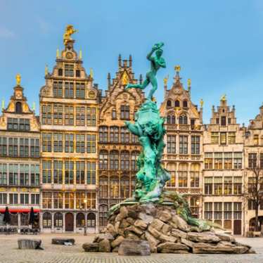 Centre of Antwerp, Belgium