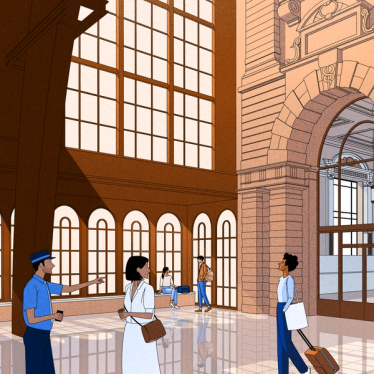 Delta - illustrations - Antwerpen - station