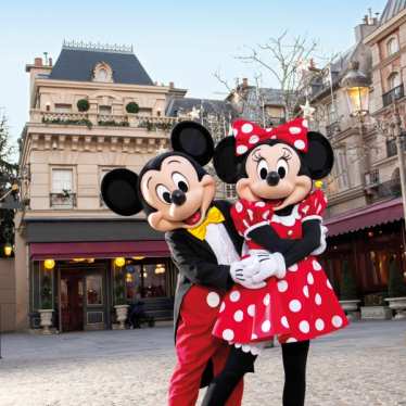 Mini and Micky mouse in Disneyland Paris@