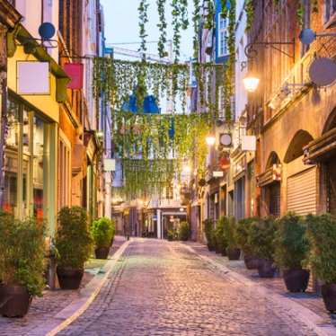 Pretty street in Brussels