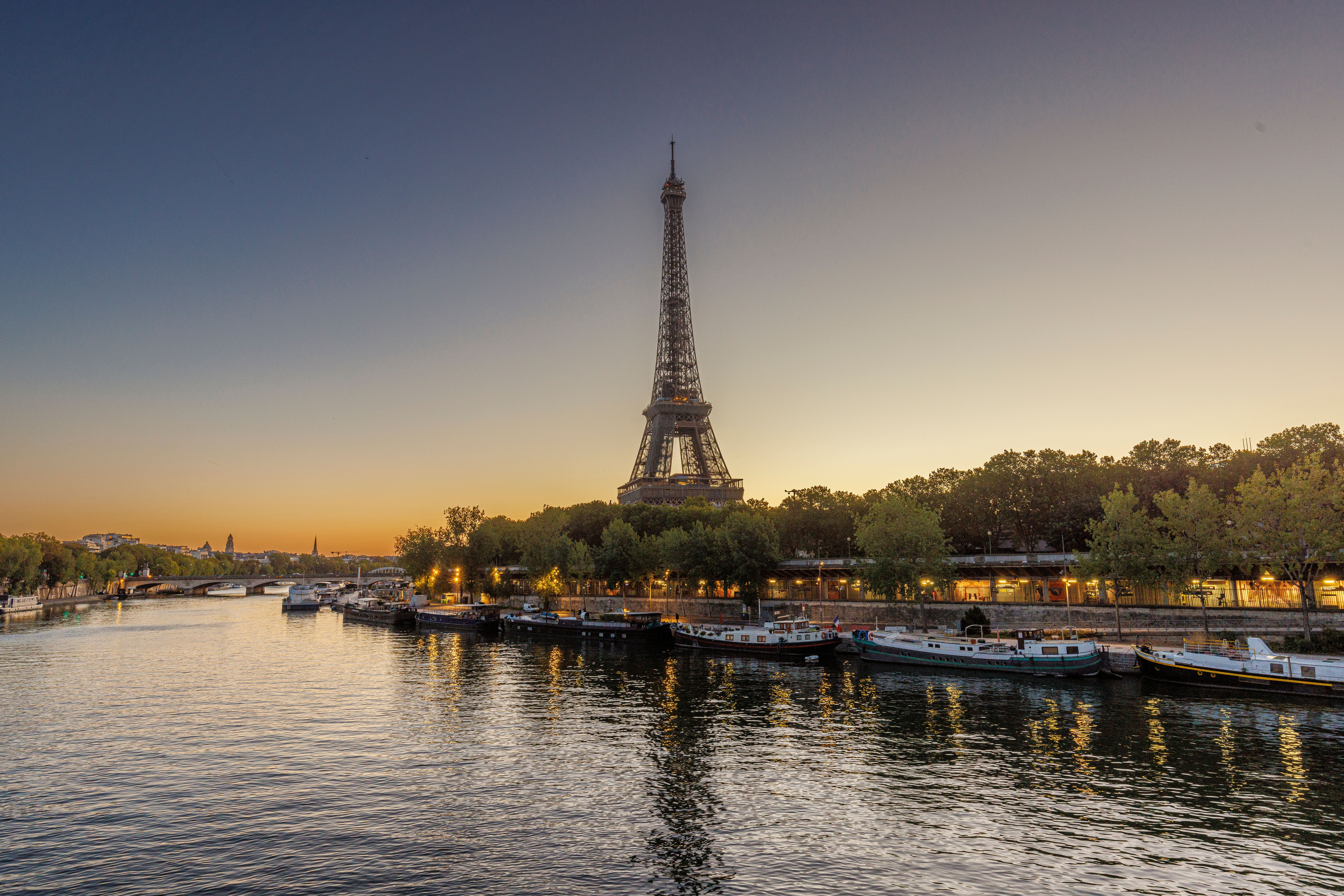 Paris - Eiffel Tower at Dusk