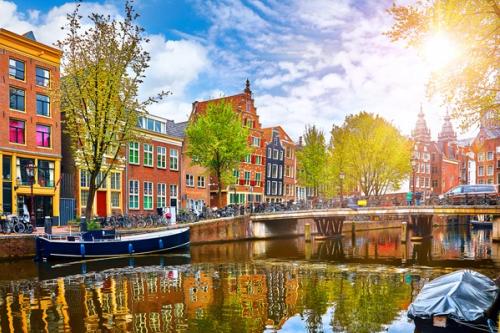 Amsterdam - summer - canal 