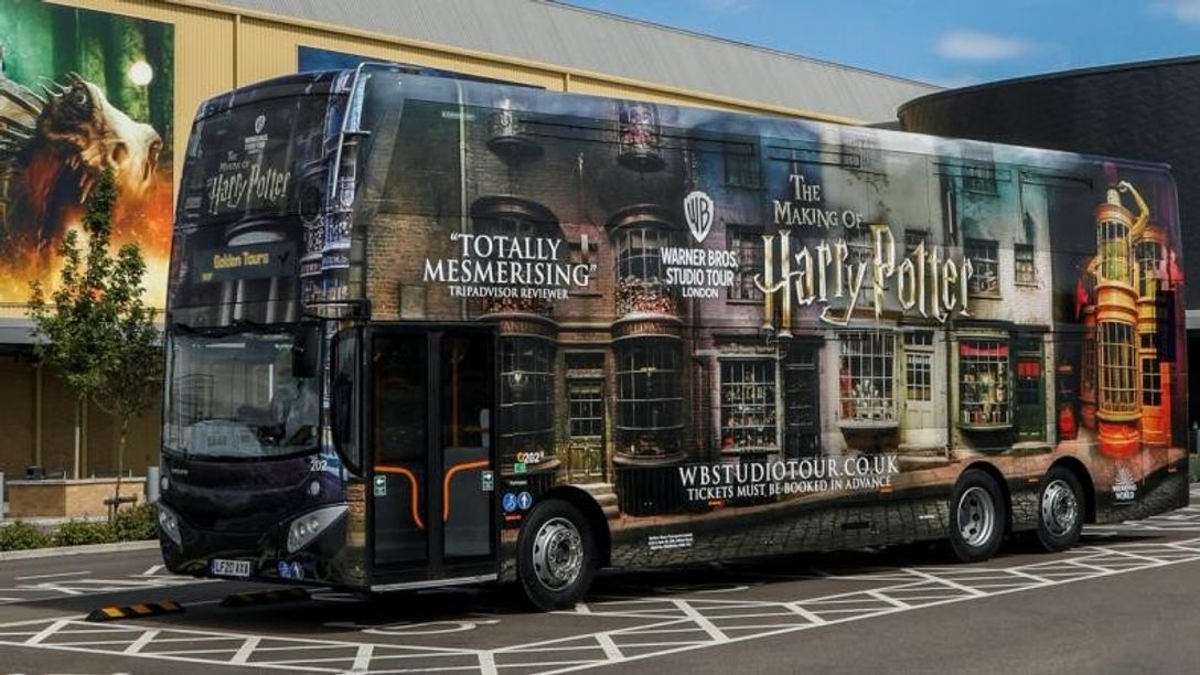 Harry Potter weekend - bus - studio tour