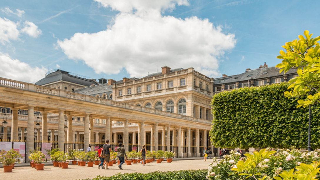 Palais Royal on a sunny afternoon in Paris