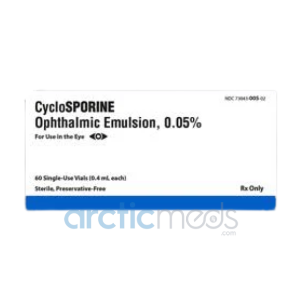 Cyclosporine Eye Drop 0.05% Vial