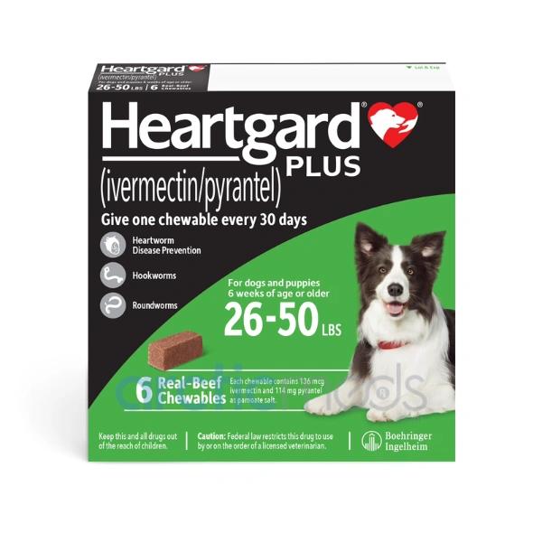 Heartgard Plus Chewable Medium Dog