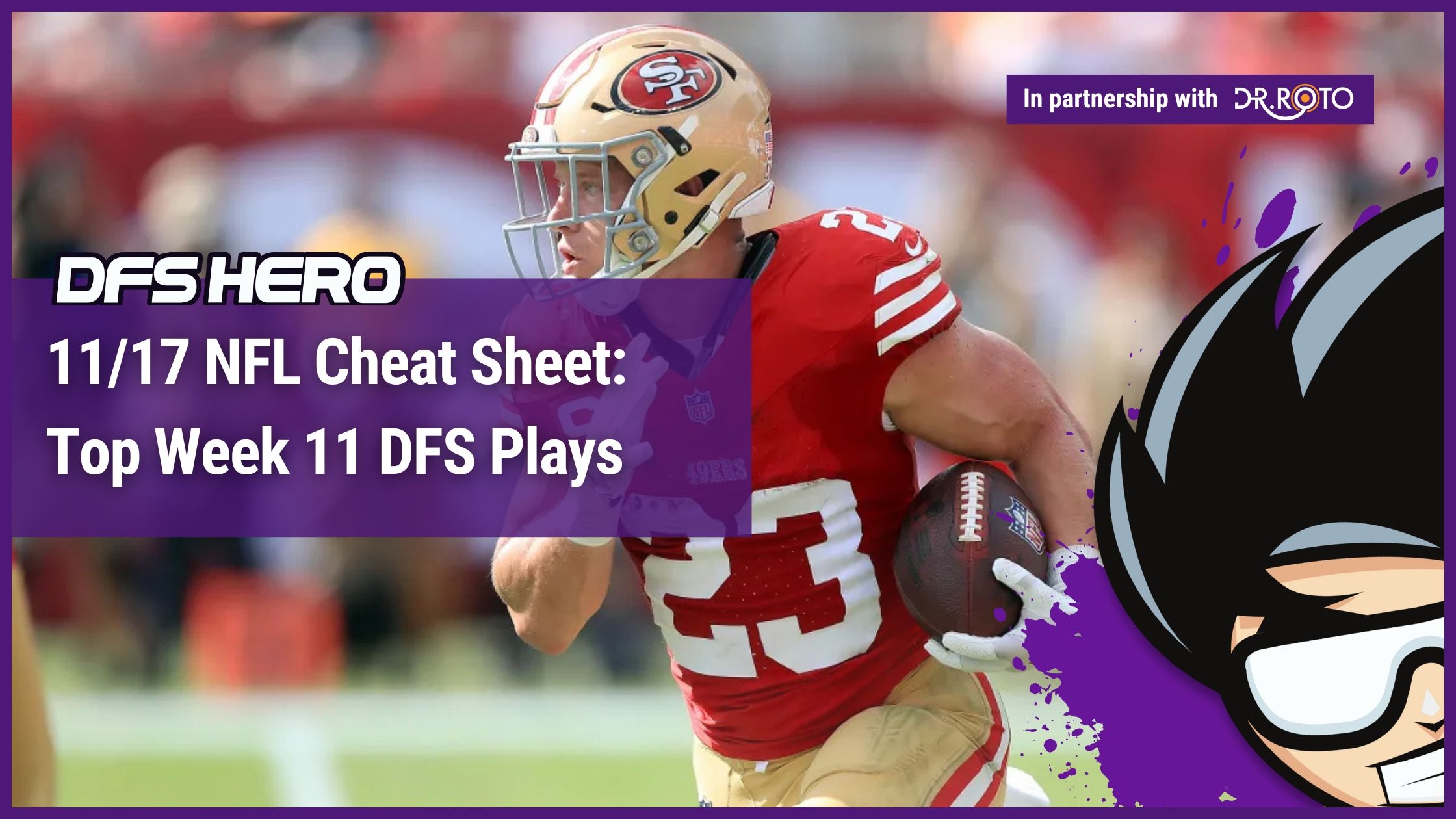 11/17 NFL Cheat Sheet: Top DFS Plays | DFS Hero