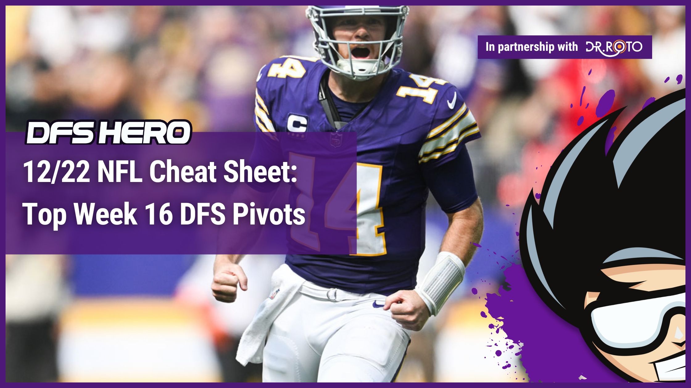 12/22 NFL Cheat Sheet: Top DFS Pivots | DFS Hero