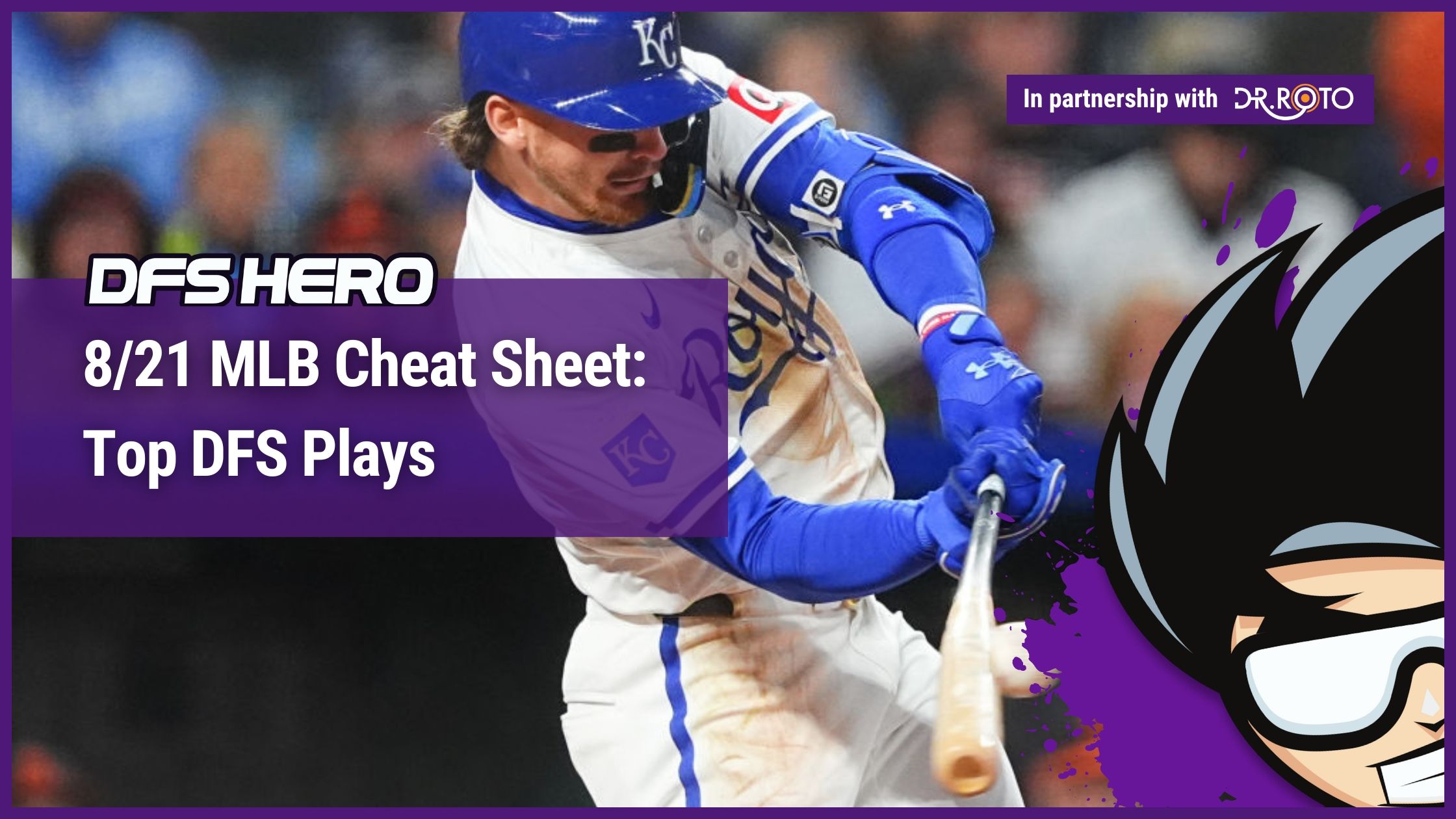8/21 MLB Cheat Sheet Top DFS Plays DFS Hero