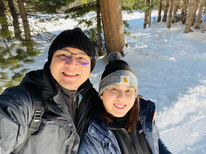 Jerome and Thea Tupil say their age gap is the strength of their relationship. Photo: Courtesy of Jerome and Thea Tupil