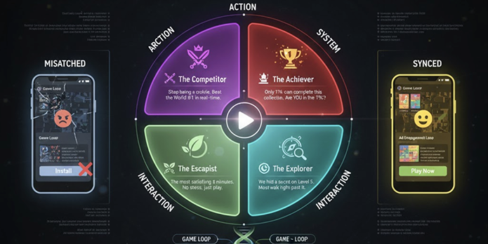 Player Archetypes in Mobile Games: How to Map Emotions to High-Converting Ad Creatives