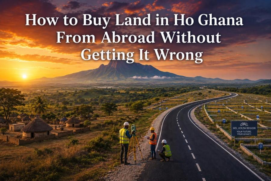 How to Buy Land in Ho Ghana From Abroad Without Getting It Wrong
