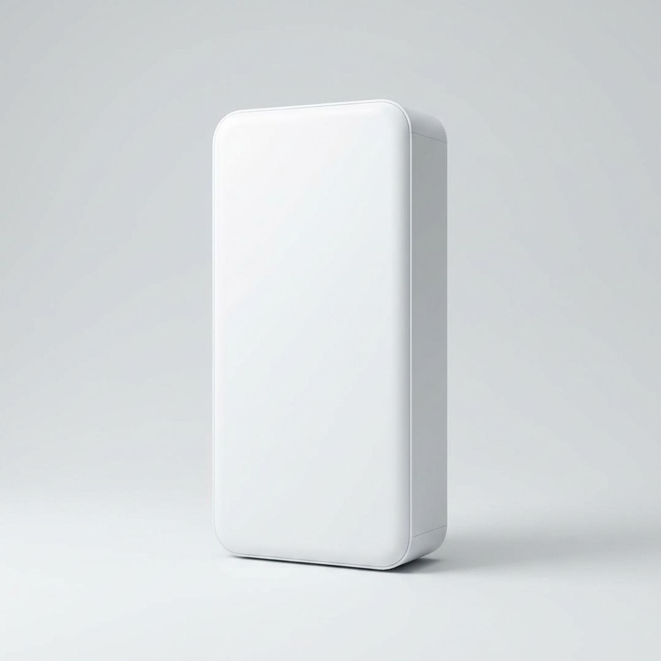 Tall white PowerVault home battery