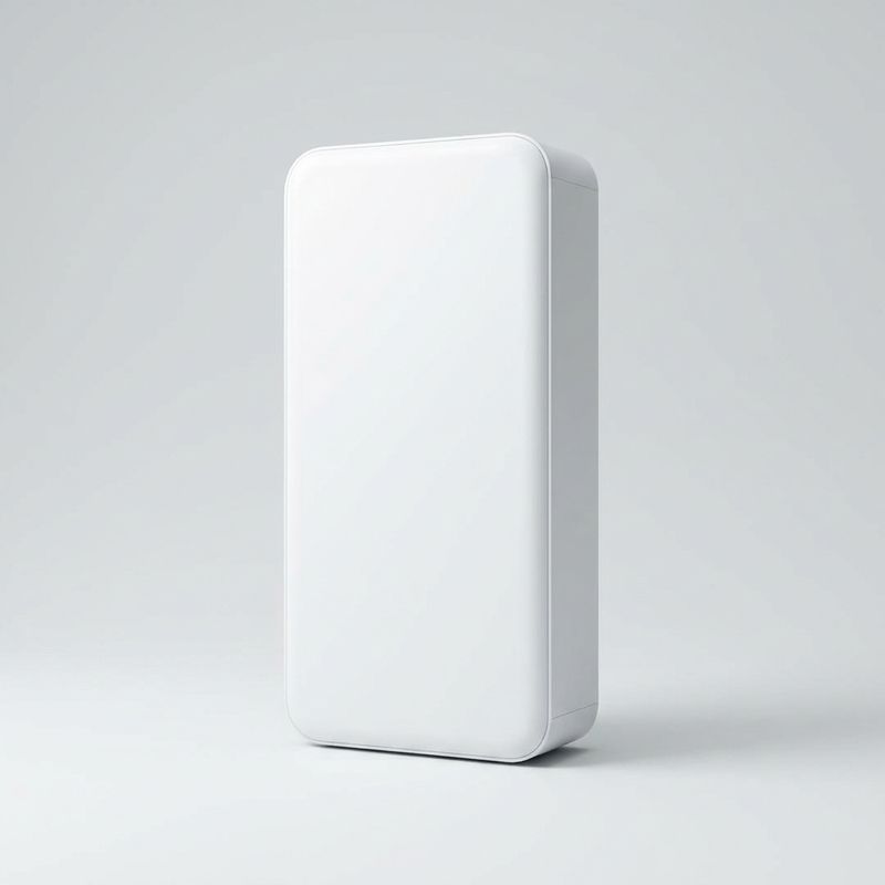 Tall white PowerVault home battery