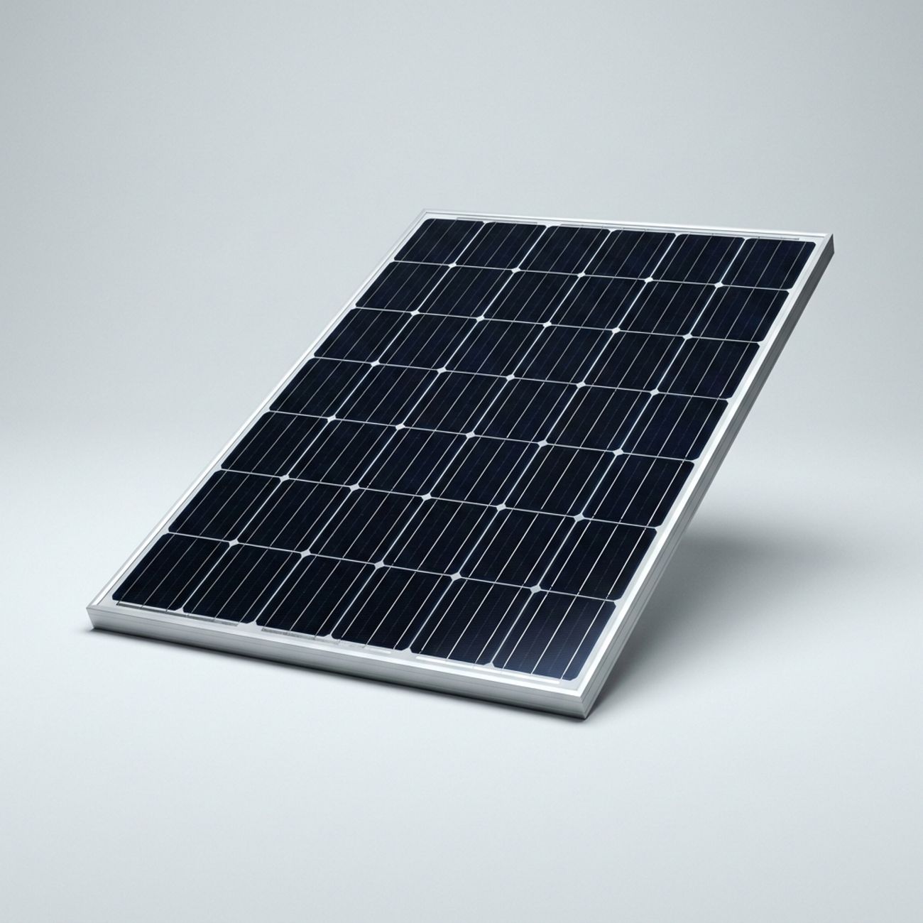 Helios 450 Mono solar panel with silver frame