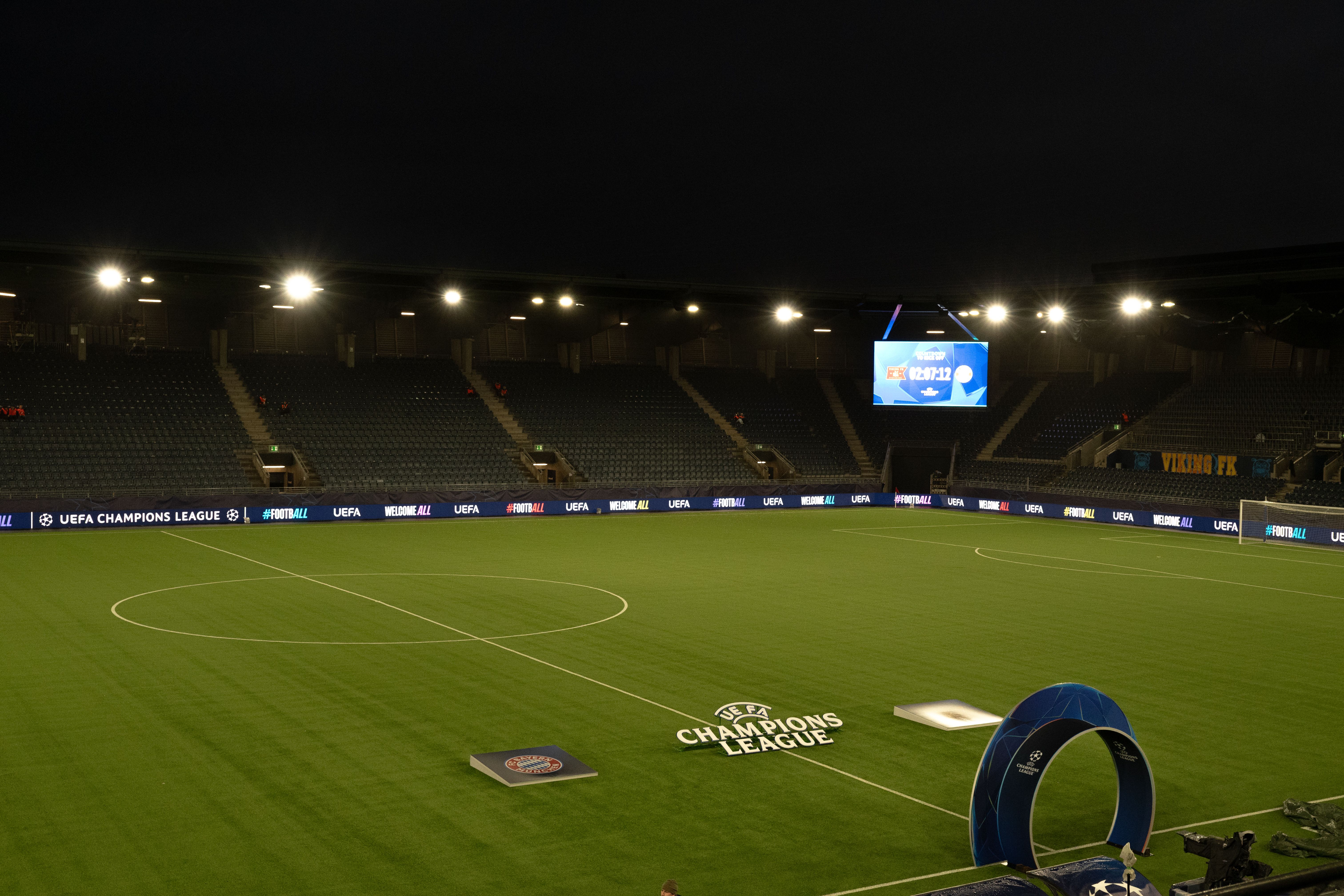Lyse Stadion under Champions League