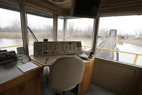 Movable Bridge And Lock Operation.