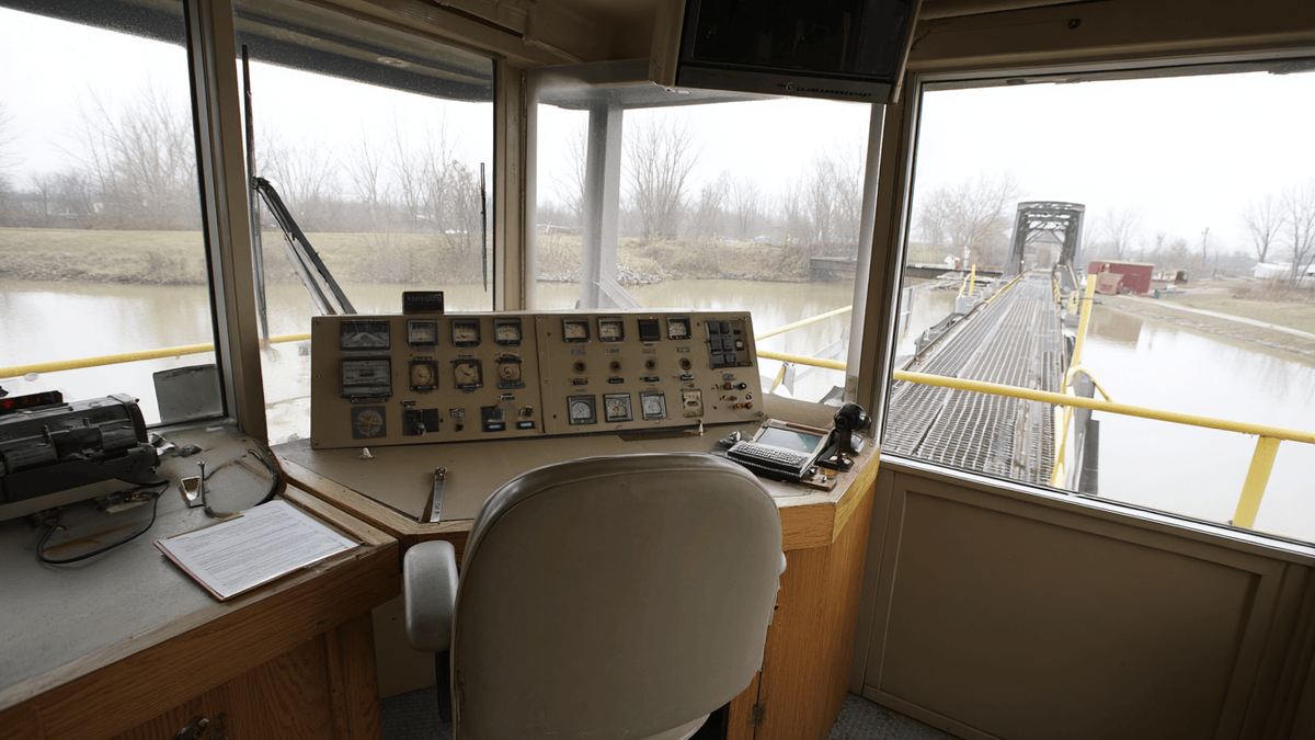 Movable Bridge And Lock Operation.