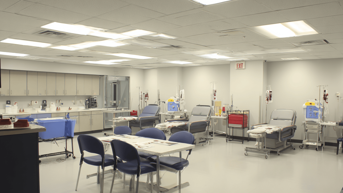 Phlebotomy Training Lab.