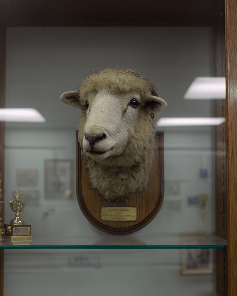 Tolliver Mounted Sheep Head.