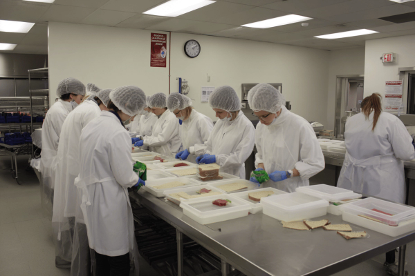 Sandwich Production And Line Operations.