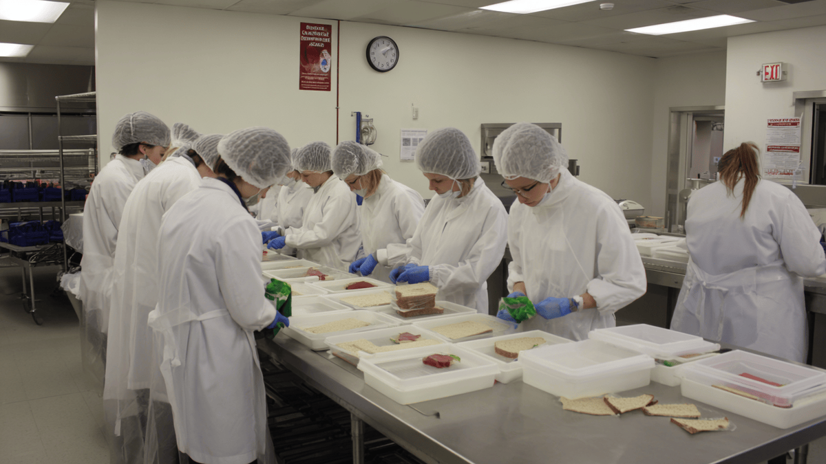 Sandwich Production And Line Operations.