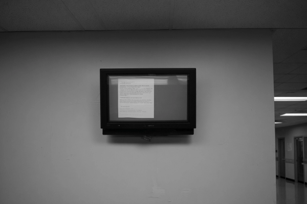 Bulletin Board Slide On Television.