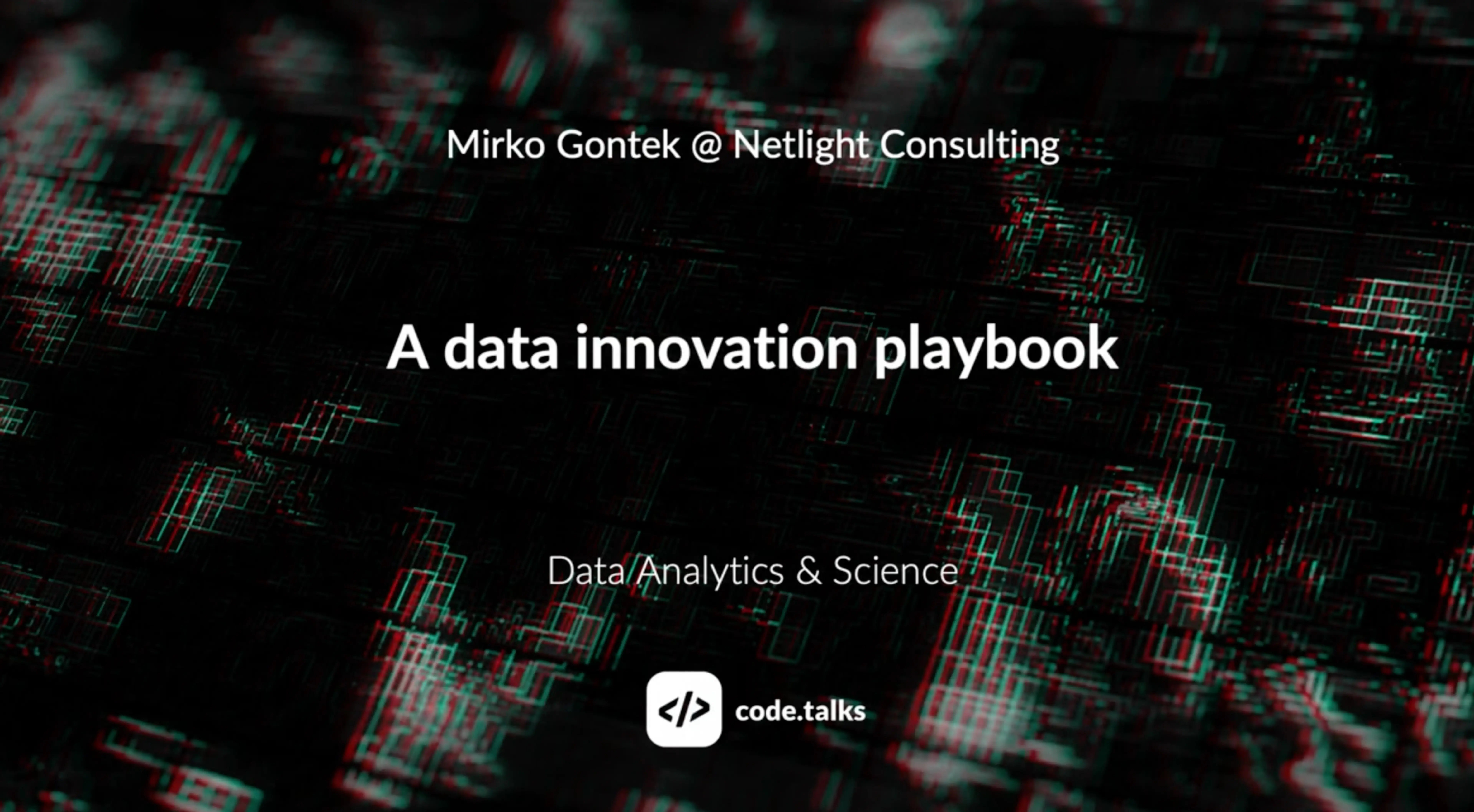 A Data Innovation Playbook