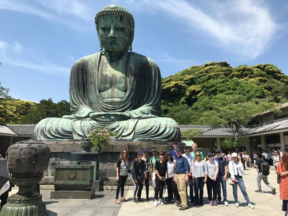 Saint Stephen's students on a trip to Japan