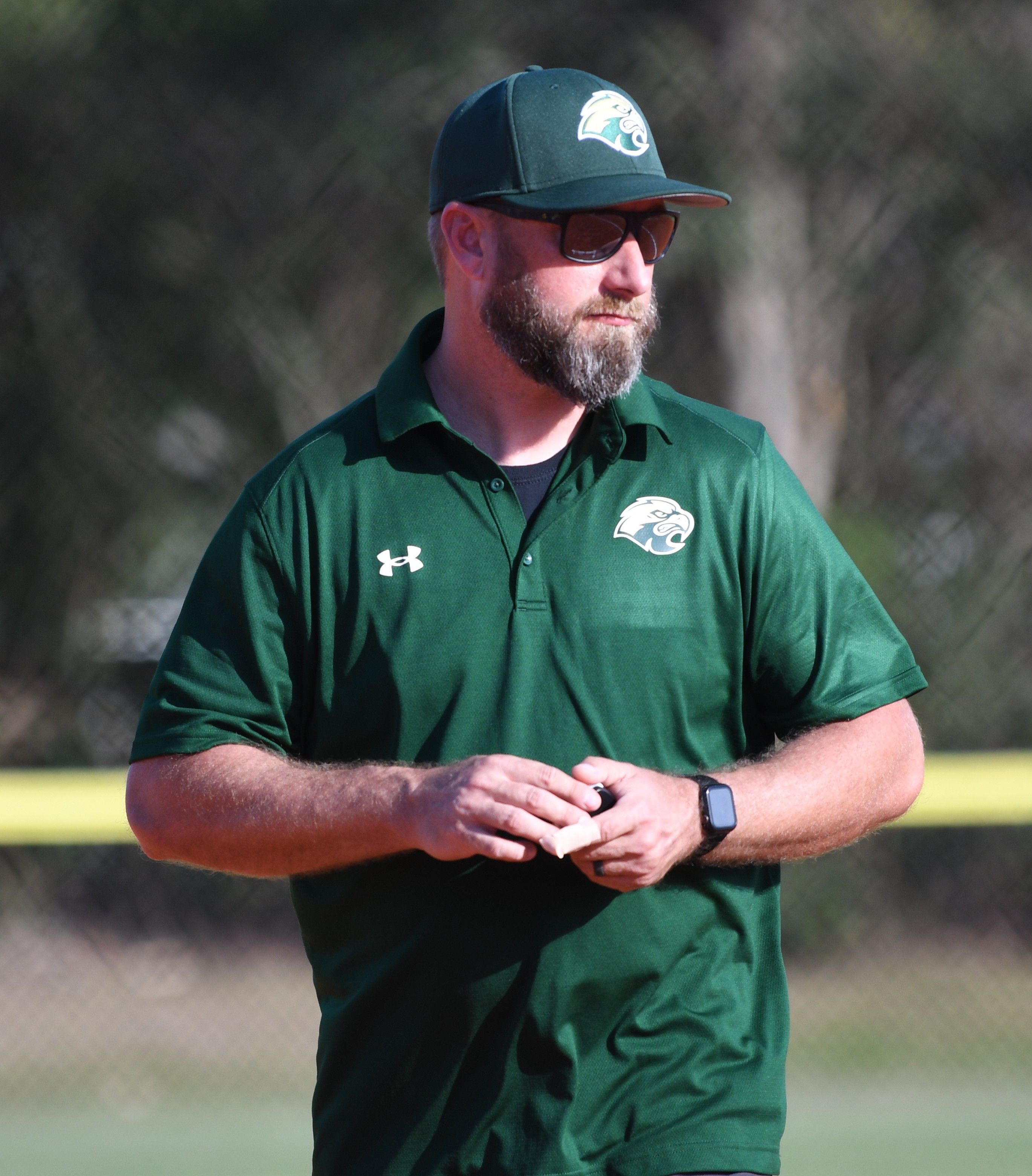 Softball coach Nate Boggs
