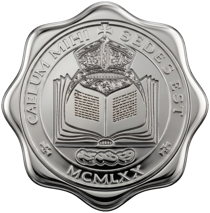 The Saint Stephen's seal struck in platinum, the Platinum Partner level