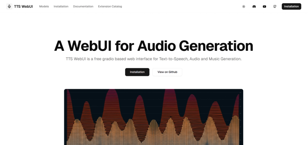 Screenshot of TTS-WebUI Screenshot of TTS-WebUI