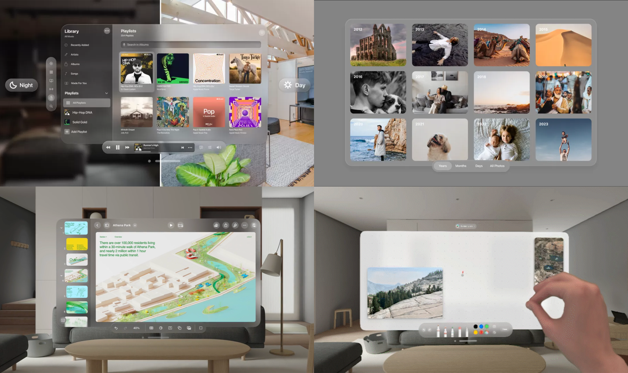 moodboard of different design images