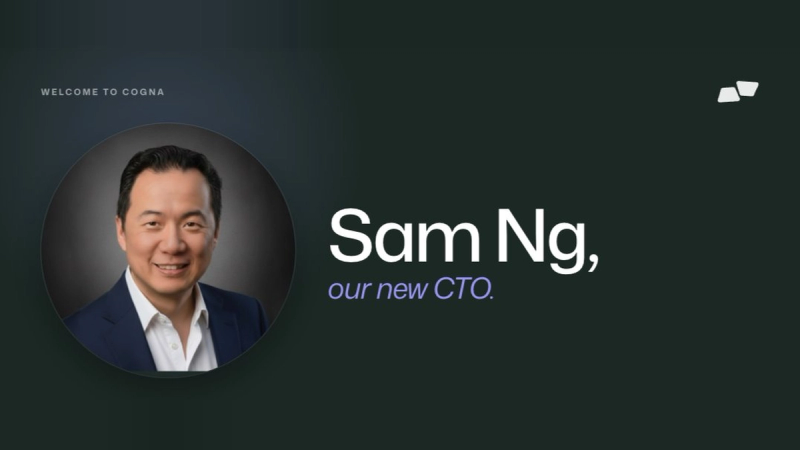 Photo of newly appointed CTO, Sam Ng on forest background