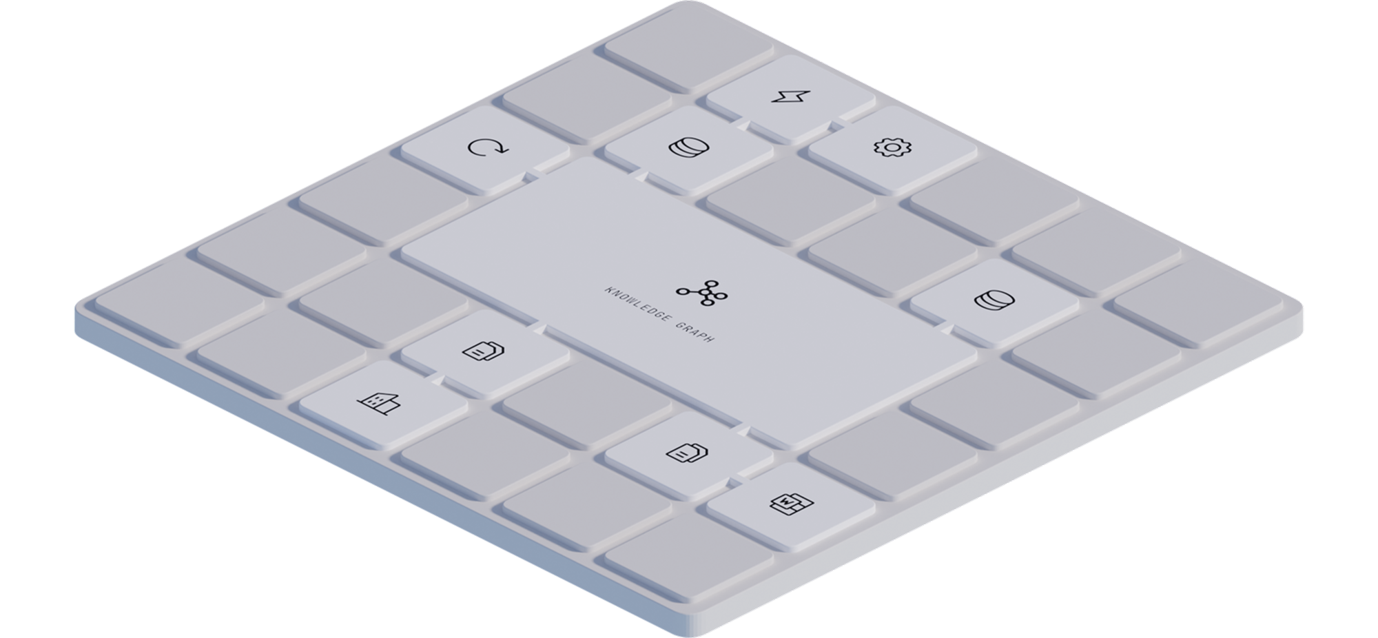 Low fidelity isometric knowledge graph