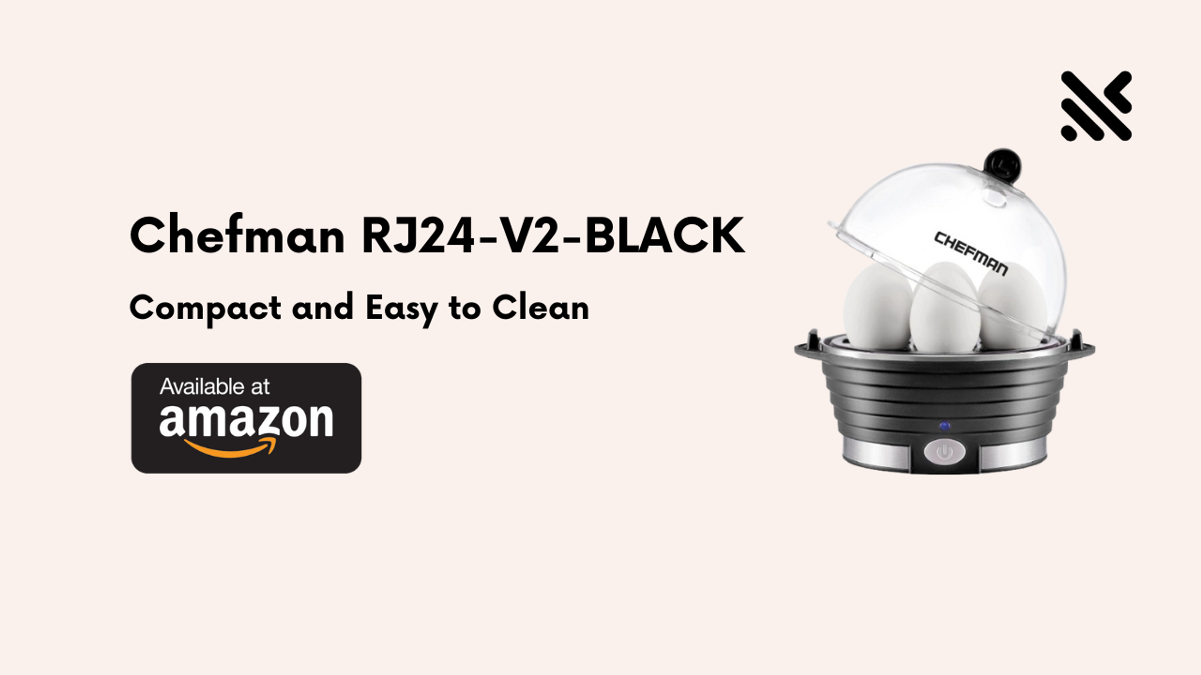 Chefman RJ24-V2-BLACK