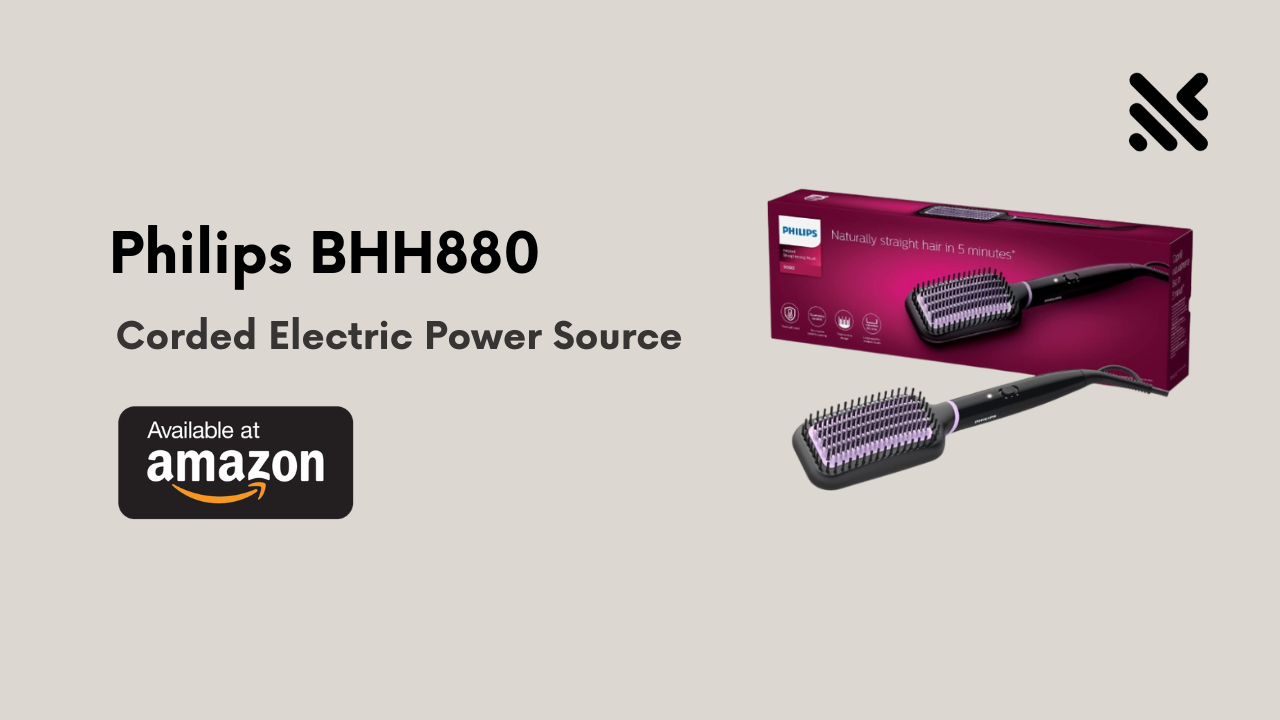 Philips BHH880 Hair Straightener Brush 