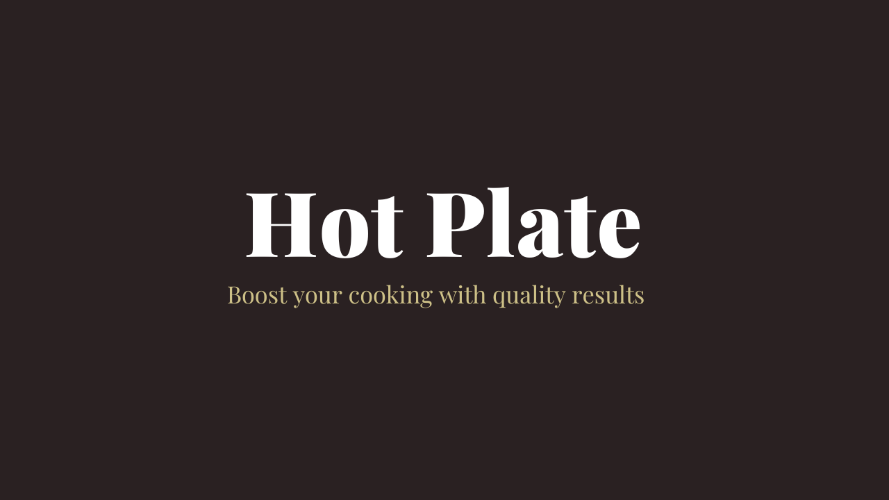 Best Hot Plate To Boost Your Cooking With Quality