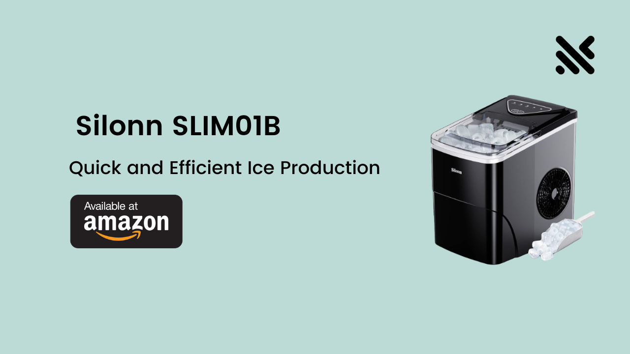 ‎Silonn SLIM01B Ice Maker