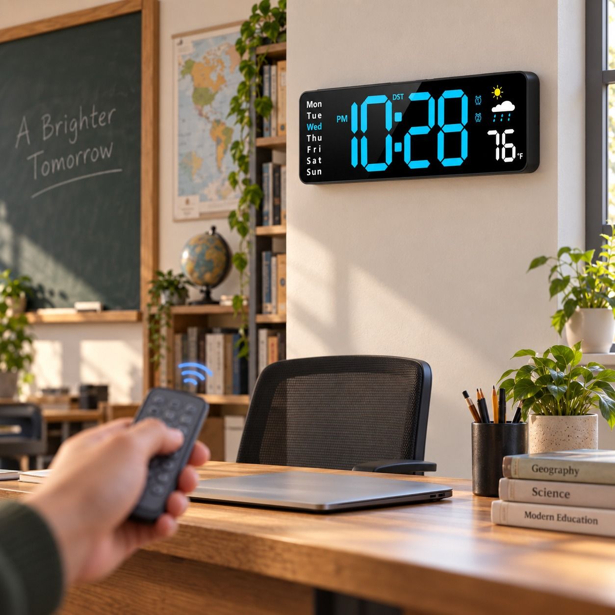 Zelaclock Digital Wall Clock