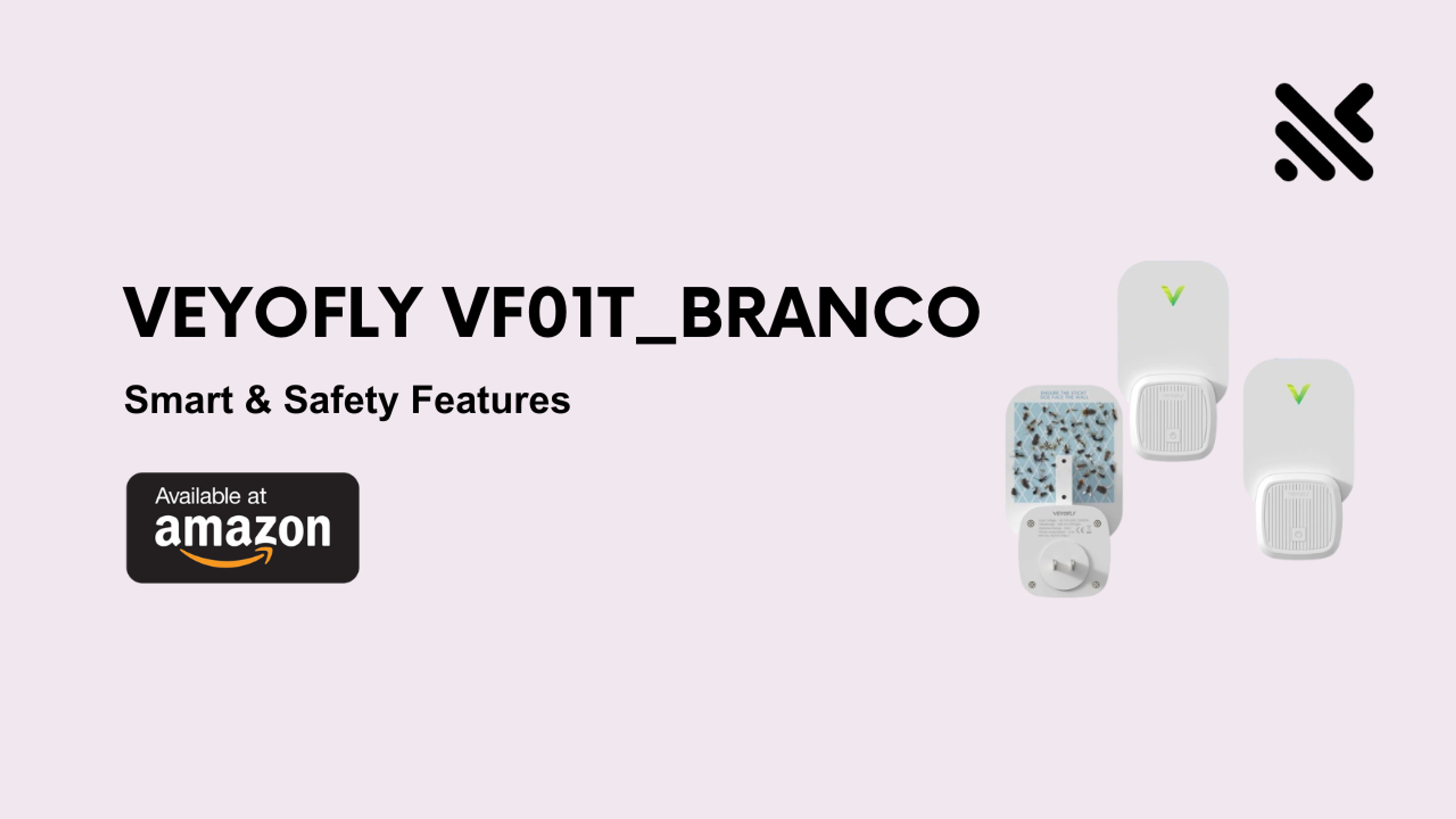 VEYOFLY VF01T_BRANCO Indoor Bug Zapper