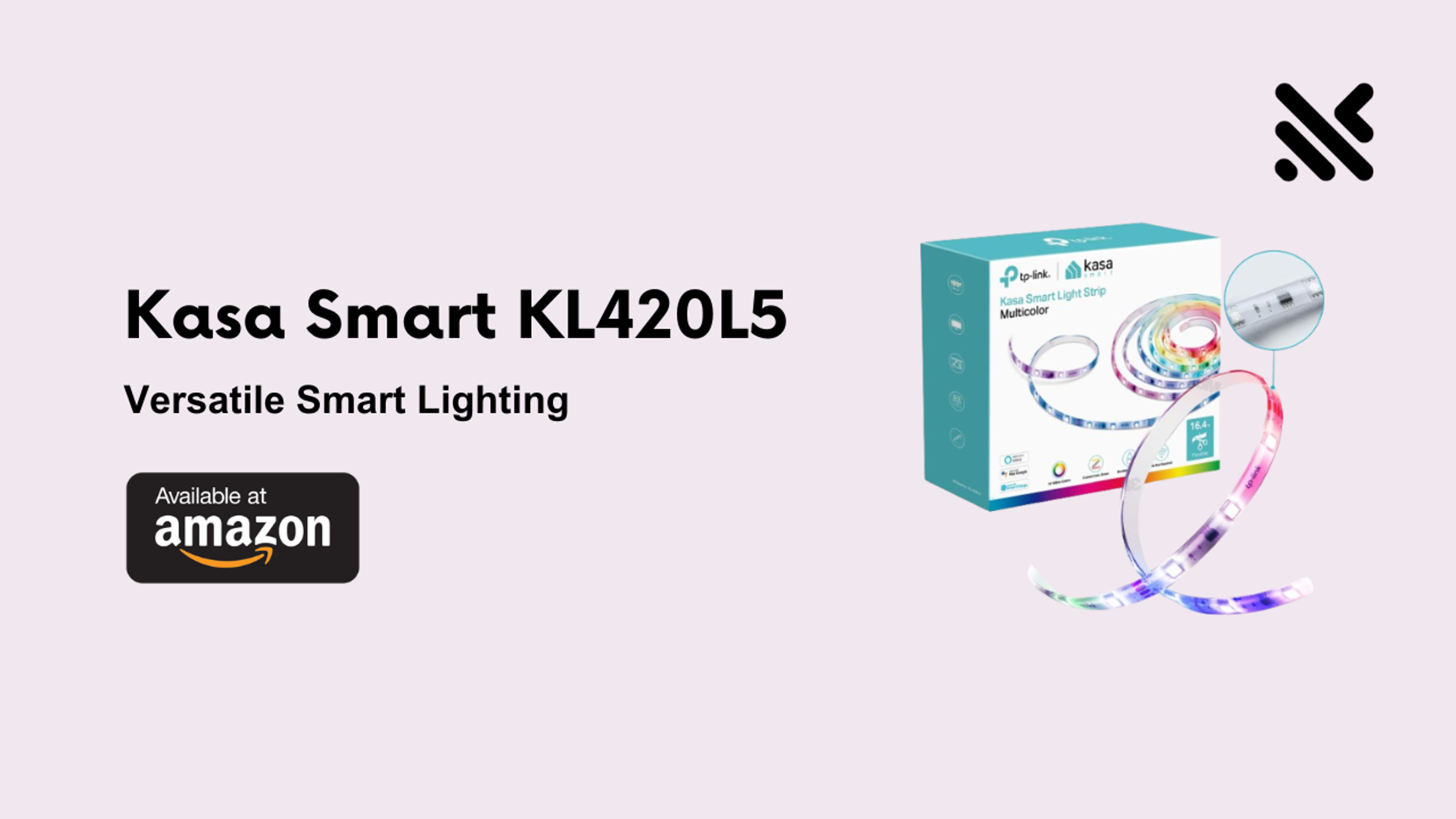 ‎‎Kasa Smart KL420L5 LED Strip Lights