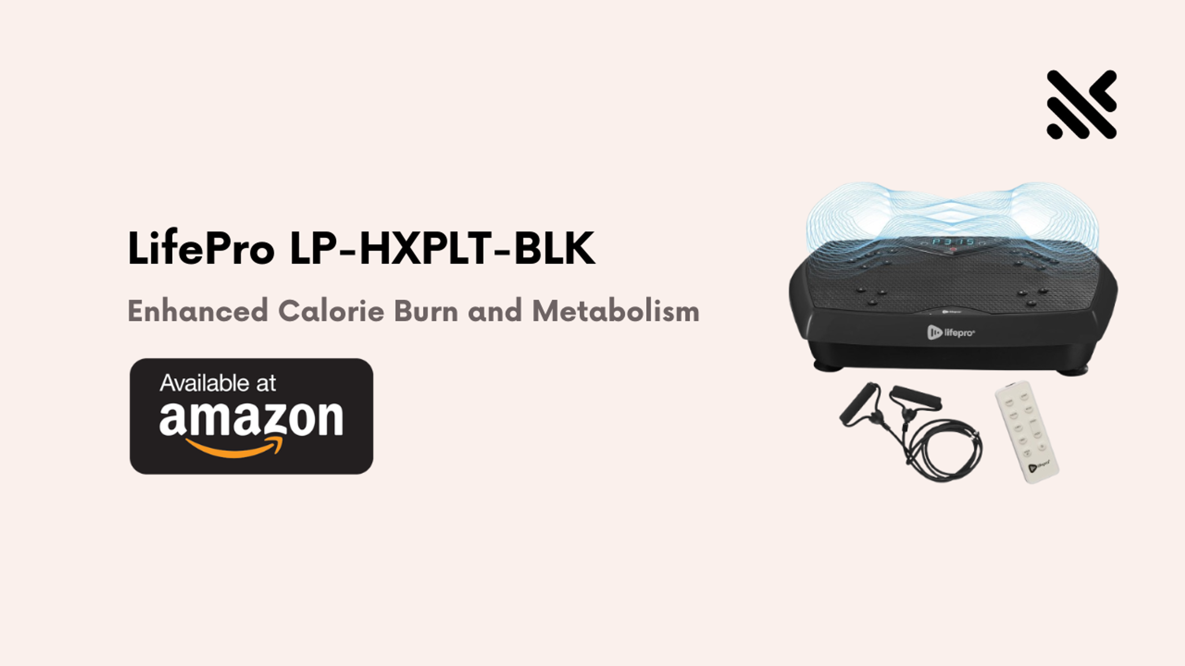 ‎LifePro LP-HXPLT-BLK Vibration Plate