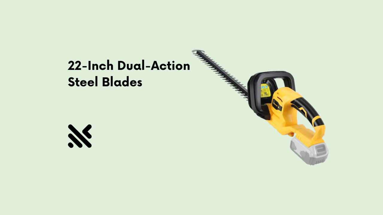 22-Inch Dual-Action Steel Blades