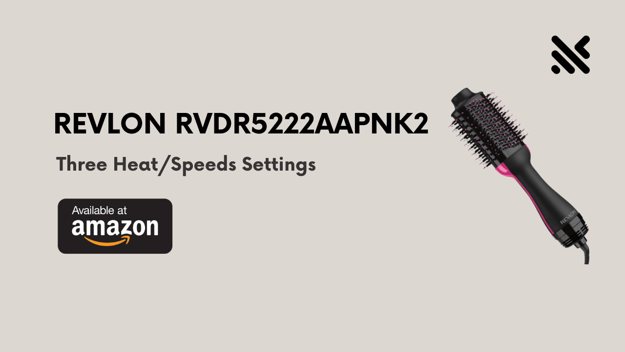 REVLON RVDR5222AAPNK2 Hair Straightener Brush 