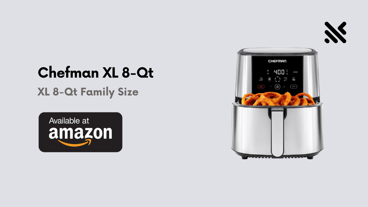 Chefman XL 8-Qt Basket Air Fryer