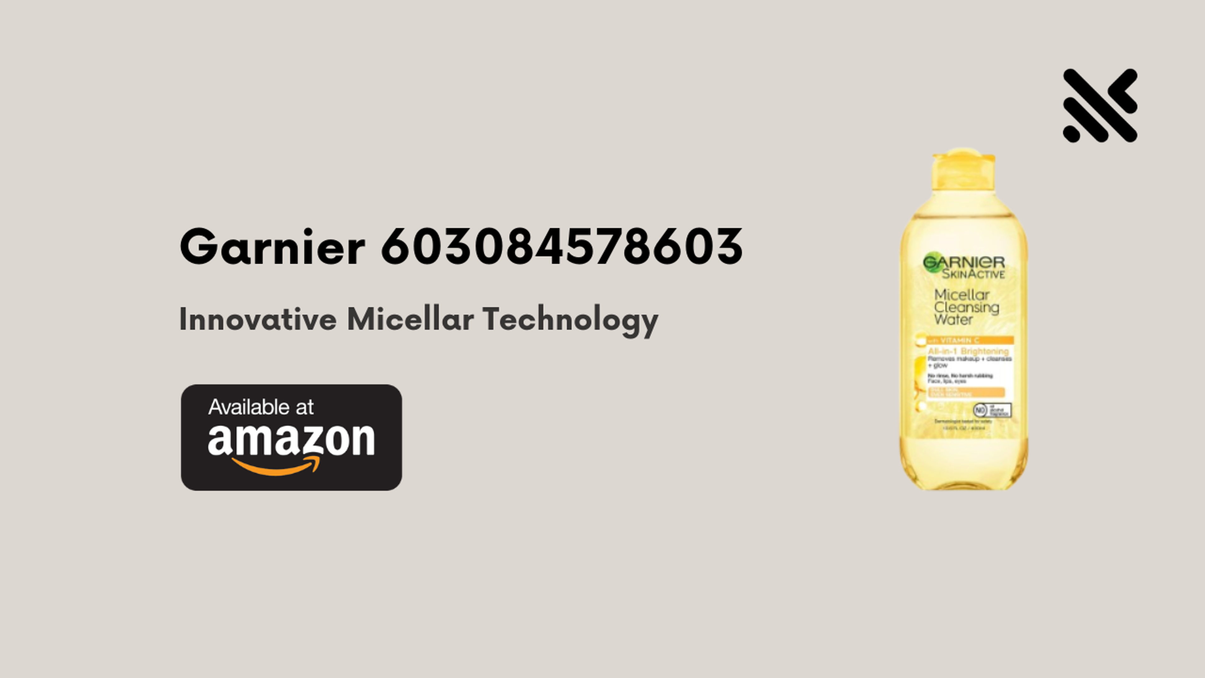 Garnier 603084578603 Micellar Water