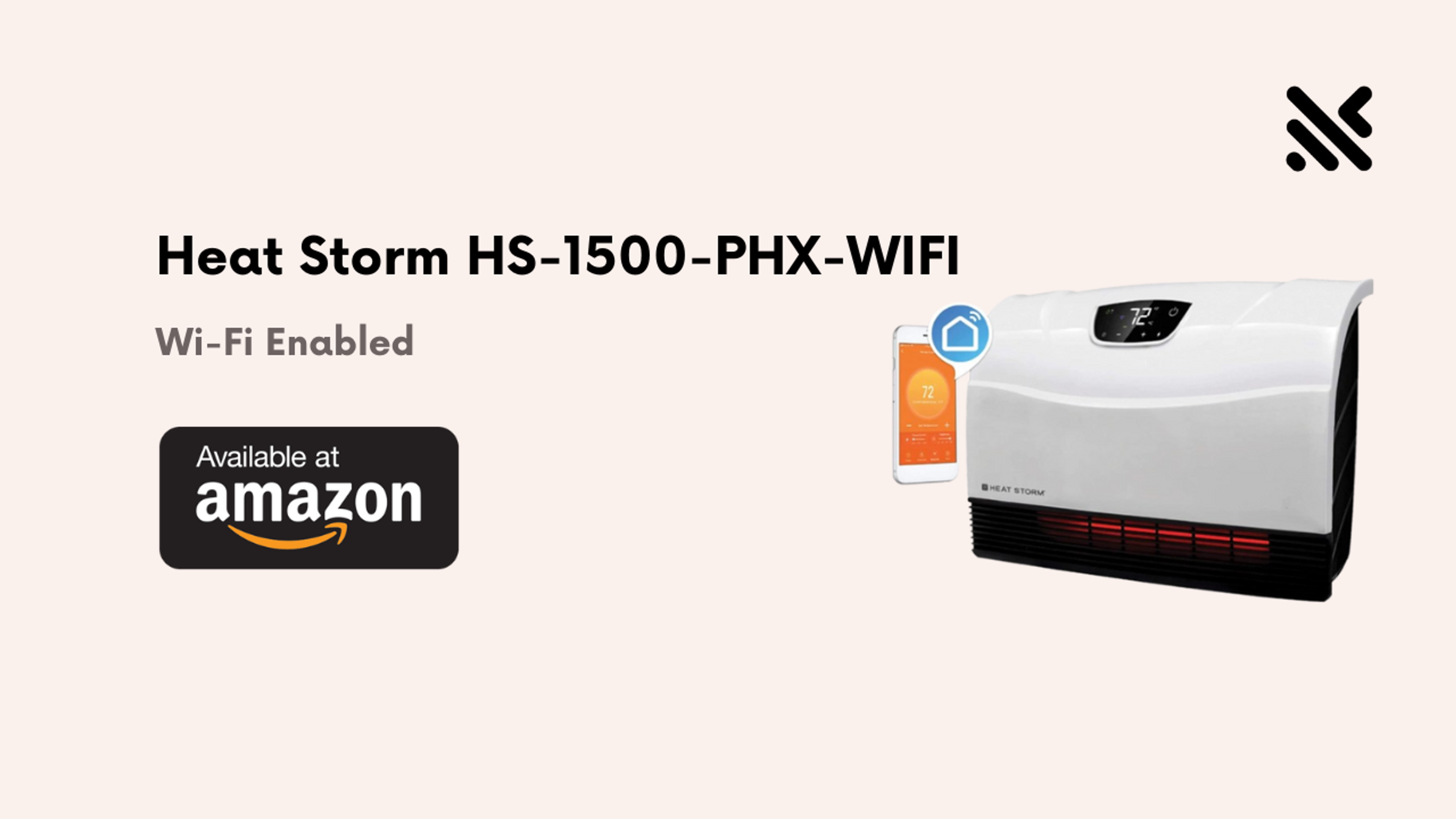 Indoor Electric Heater Heat Storm HS-1500-PHX-WIFI