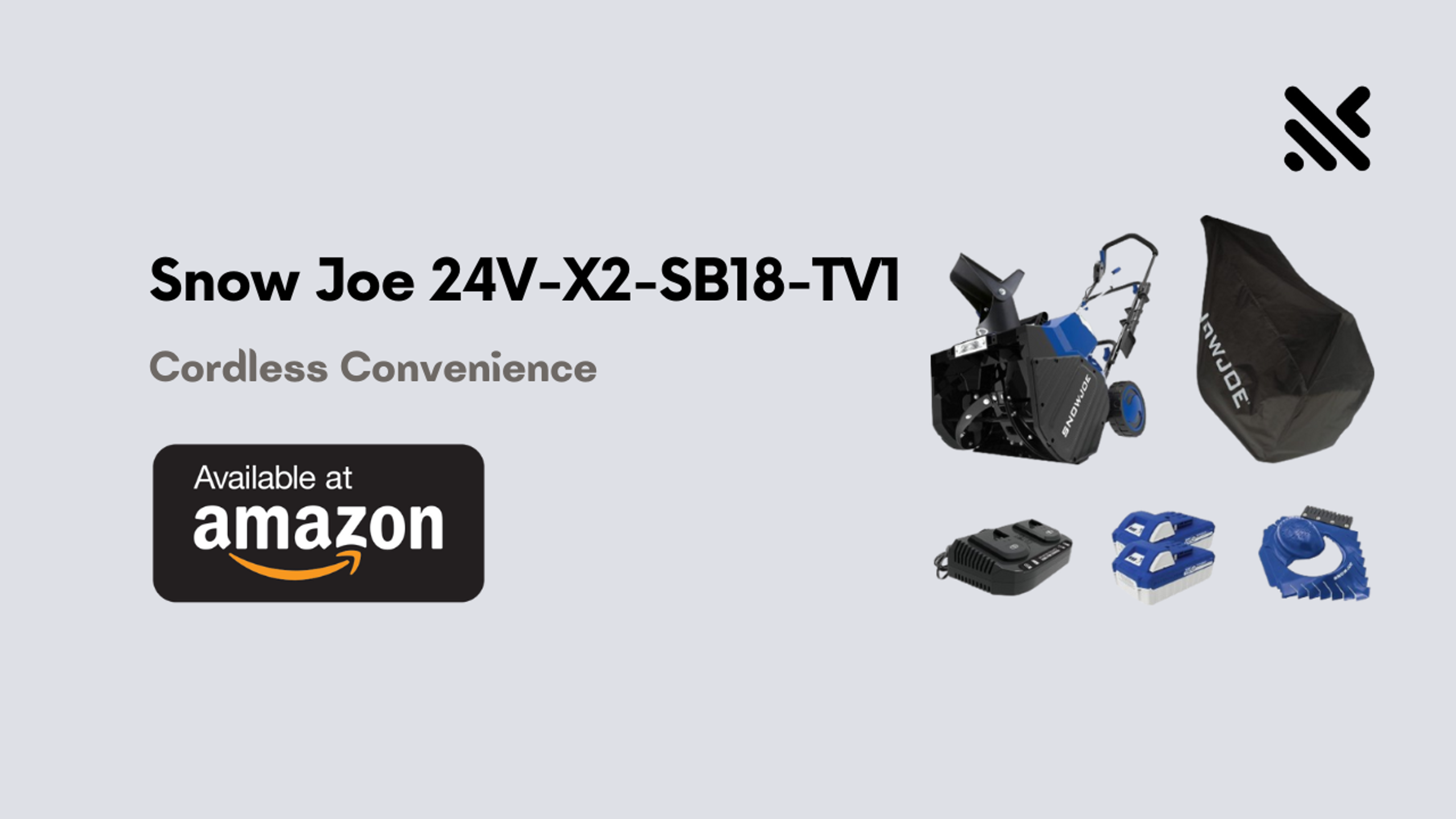Snow Joe 24V-X2-SB18-TV1