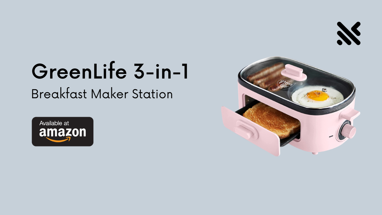GreenLife 3-in-1 Breakfast Maker Station